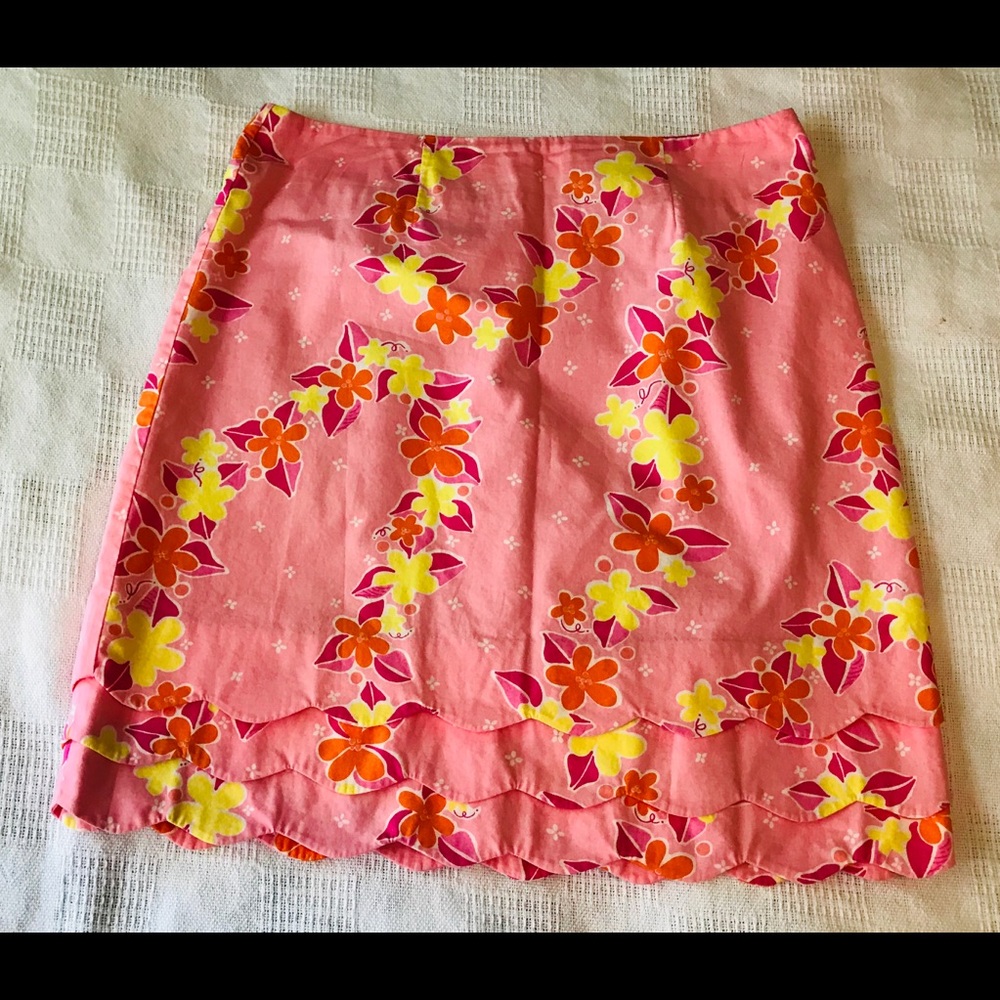 Lilly Pulitzer Scalloped Skirt